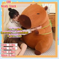 (COD) 100cm premium capybara Plushie skin-friendly  capybara backpack plush toy capybara pillow birt