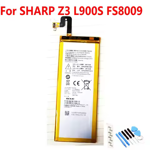 3.8V 2600mAh HE312 HE309 battery For SHARP Z3 L900S FS8009 Mobile phone
