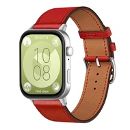 สายรัดข้อมือหนัง PU (ไม่มีนาฬิกา) สำหรับ Huawei Watch Fit 4Pro 4 3 สายรัดข้อมือกีฬาเปลี่ยนสำหรับ Hua