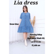 Fashion Haul LIA Dress Jeans nursing dress