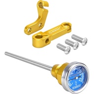 NICECNC Engine Oil Dipstick & Clutch Release Arm Clutch Cable Stopper Compatible with Suzuki DRZ400/