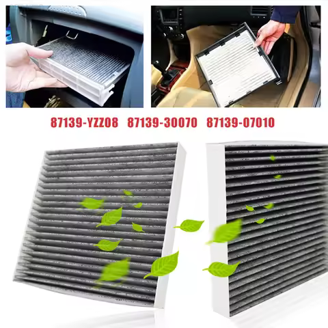 Car Pollen Cabin Air Filter 87139-YZZ08 87139-30070 87139-07010 For Toyota Auris Avensis Camry Corol