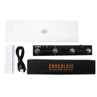 M-Vave Chocolate Programmable 4 Footswitch MIDI Controller, Supports USB for BIAS FX 2/Zoom MS-50G/G