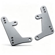 Aluminium Footpeg Riser Bracket Motorcycle Footrest Adapter For Honda CBR400R CBR500R CB400 CB500 NX