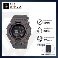 (2 Years Warranty) Casio G-Shock GD-010CE-5 Men’s Digital Watch with Brown Cloth Band