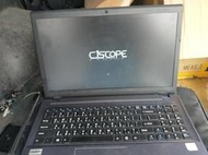 筆記型電腦 CJSCOPE 喜傑獅 型號 QX-350 , i7-4710MQ 15.6吋面板 1TB硬碟 8G記憶體