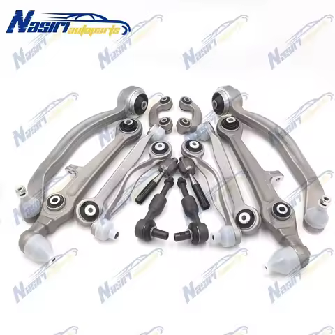 14 Pcs Set of Suspension Upper Lower Control Arms Tie Rod Sway Bar For Audi A4 A6 Passat B5 C5 3B 19
