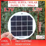 3.7V - 300mA Solar Panel 1.2W Solar Charging Power Generation Solar Panel Solar Panel Board Solar Pa