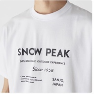 Snowpeak snowpeak Spring Summer Outdoor Casual T-Shirt Men Women All-Match Short-Sleeved Top TS-24AU