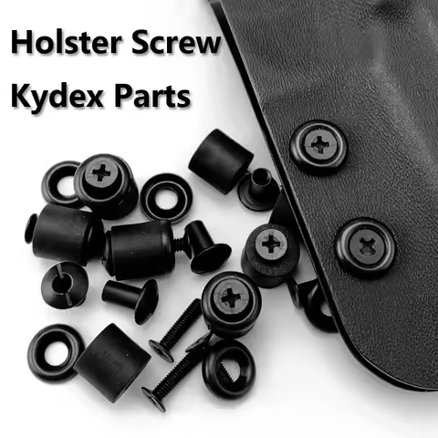 4 Sets Kydex Holster Screw Parts Fast-dialing Sheath Screw Fittings Making K Sheath DIY Waist Clip S