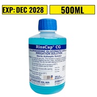 Rinscap CG 500ml Chlorhexidine 0.05% Antiseptic Wound Irrigation Solution