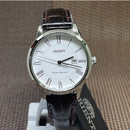 Orient RF-QA0008S10B Quartz Contemporary Brown Leather Strap White Dial Ladies' Watch