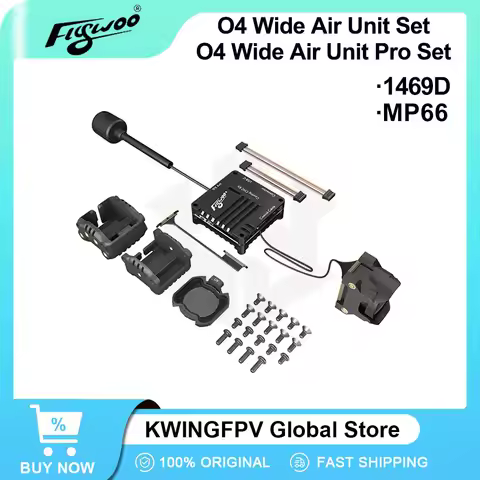 Flywoo O4 Wide Air Unit Set / O4 Wide Air Unit Pro Set with I469D/MP66 Gyro RC Drone DIY Parts for O