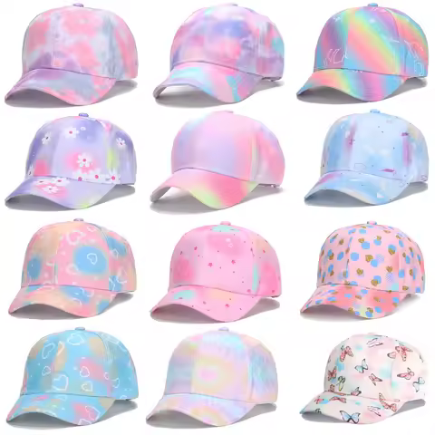 Hot Cartoon Print Child 54cm Head Circumference Baseball Caps for Boy Girl Under 10 Years Old Dazzli