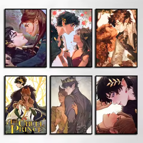 Novel The C-Cruel Prince Poster Elegant And Affordable Wall Art Stickers For Dormitory Living Room A