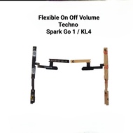 TOMBOL Flexible On Off Volume Techno Spark Go 1 - KL4 - Inner Button