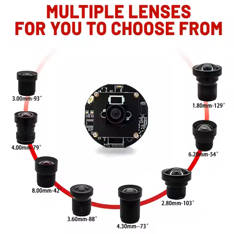 WGWK 12MP IMX577 IP Camera Module Low illumination 4000x3000 25FPS Webcam Board Onvif RTSP H.265 Wit