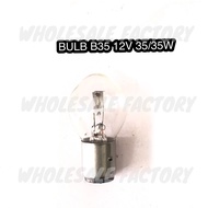 HALOGEN BULB B35 BA20D  12V 35/35W FRONT BULB