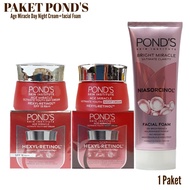 Paket Ponds / Pond's Age Miracle Cream 2in1 + Facial Foam 100gr BPOM