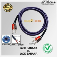 SPL AUDIO CS-215 - Kabel audio speaker 2x Jack BANANA to 2x Jack BANANA -
