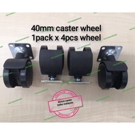 40mm &amp; 50mm Caster Castor Trolley Wheel (Light Duty) Cabinet Caster Roller Roda