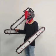 Chainsaw Man Headgear Denji Pochita Cosplay Costume Chainsaw Mask Arm Halloween Scary Masks