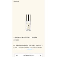 JO MALONE COLOGNE 9ML
