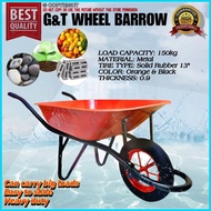 ♆ ☇◑ HEAVY DUTY G&T CART WHEEL BARROW / KARITILYA FOR GARDENING AND CONTRUCTIONS ( HENDRYMALL )