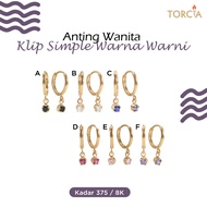 Torcia 375 Pure Gold Clip Earrings