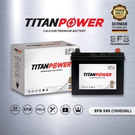 TITANPOWER EFB S95 (130D26L) MAINTENANCE FREE BATTERY