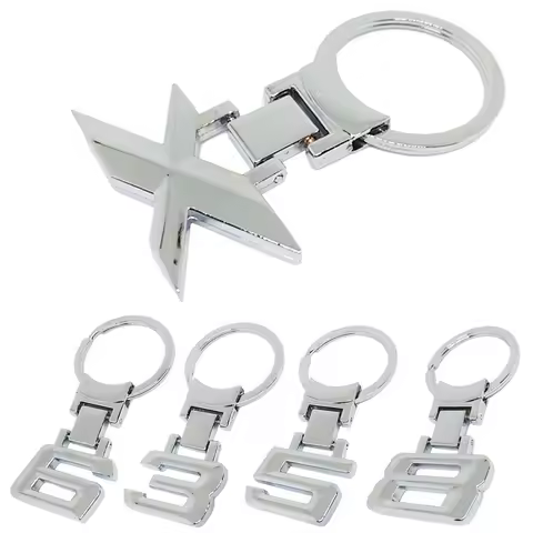 Car Logo Zinc Alloy Key Chain Keyring Key Holder Keychain Key Ring Accessories For Bmw F30 1 3 5 6 7