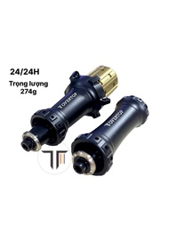 Đùm Overtop 24-24lỗ căm thẳng đùm road thắng rim cối HG 11speed dành cho xe đạp