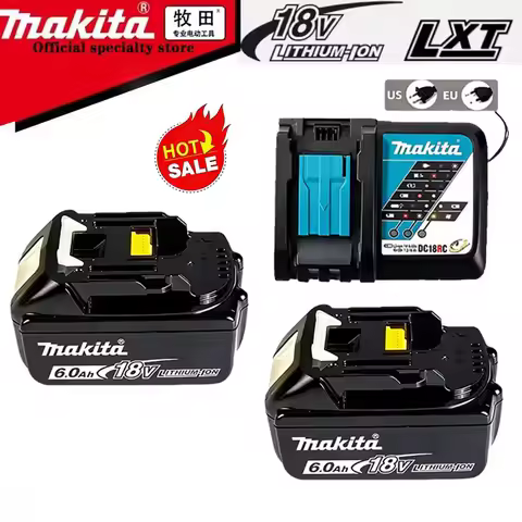 Original Makita 6Ah 5Ah for Makita 18V Battery BL1830B BL1850B BL1850 BL1840 BL1860 BL1815 Replaceme