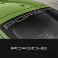 Porsche Sticker, 718, Cayman Car Front Window Latte Sticker, 918 GT4 RS Rear Glass Sticker