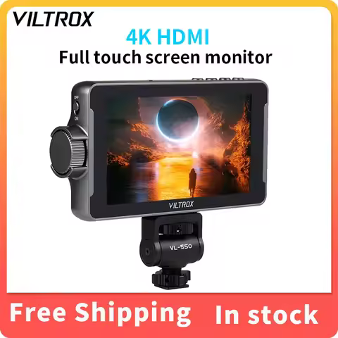 VILTROX DC-550 Pro 4K Profissional Portable Monitor With Stand HDMI 5.5Inch 1920x1080 Touch Screen F