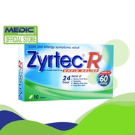 [Bundle of 3] Zyrtec R Rapid Relief Film-Coated Tablet 10mg 10s - By Medic Drugstore