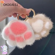 DEALSHOP Faux Fur Keychain, Animal  Cat  Keychain