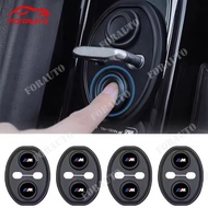 4Pcs/set Silicone Car Door Lock Protection Cover Door Shock Absorber Silent Accessories for BMW M F1