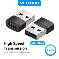 Vention OTG Adapter USB 3.0 Male to Female Adapter Keychain Lanyard Nickel-plated 5Gbps Type C To US