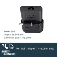(ส่งฟรี ประกัน 1 ปี) Dell Adapter อะแดปเตอร์ 19.5V 3.34A 65W (7.4mm*5.0mm) for Dell LA65NM130 HA65NM