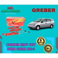 Greber Absorber - Honda Stream RN1 2 3, Jazz GD/ City IDSI @ VTEC, Jazz GE/ City GM2, Jaz GK/City GM