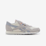 Reebok Classic Nylon Men Women Casual Shoes Retro Time Joint Suede Stitching Gray Blue [100072105]