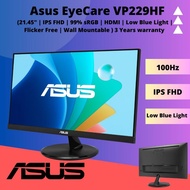 Asus VP229HF EyeCare 22-inch Gaming Monitor (21.45" | IPS FHD | 99% sRGB | HDMI , VGA | Low Blue Lig