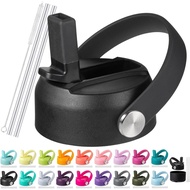 Straw Lid for Hydro Flask Wide Mouth 32 40 oz, Lids with Flexible Handle compatible with HydroFlask,