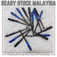 🇲🇾 Pen Kreati Ballpoint Blue Black Gel Ink Pen 0.5mm