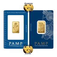 Pamp Suisse 9999 Gold Bar 10g, Lady Fortuna / Rosa , 10 gram