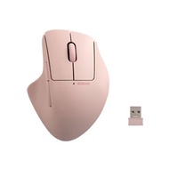 ELECOM Shellpha 靜音雙模人體工學 5 鍵滑鼠-粉 S