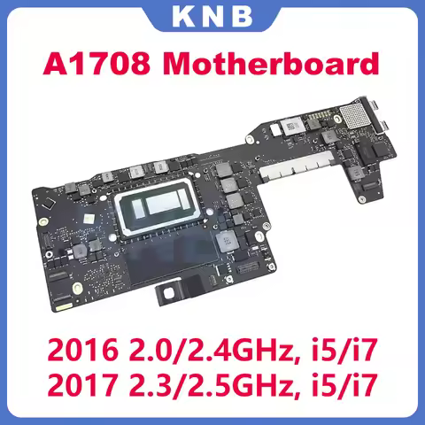 Original A1708 Motherboard For MacBook Pro 13" A1708 Logic Board 2.0GHz 2.3GHz 2.5GHz 8GB 16GB i5 i7