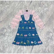 BLT 2-Piece Loose Denim Dress (Dress + Shirt)