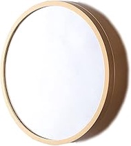 Round Bathroom Mirror Cabinet, Wall Mounted Storage Cabinet Mirror Medicine Cabinet, Wooden Storage Cabinets Organizer